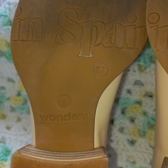 Wonders Women's C-6810 Iseo Natural Cream Two-Tone Shoes Size 37 EU - Picture 14 of 16